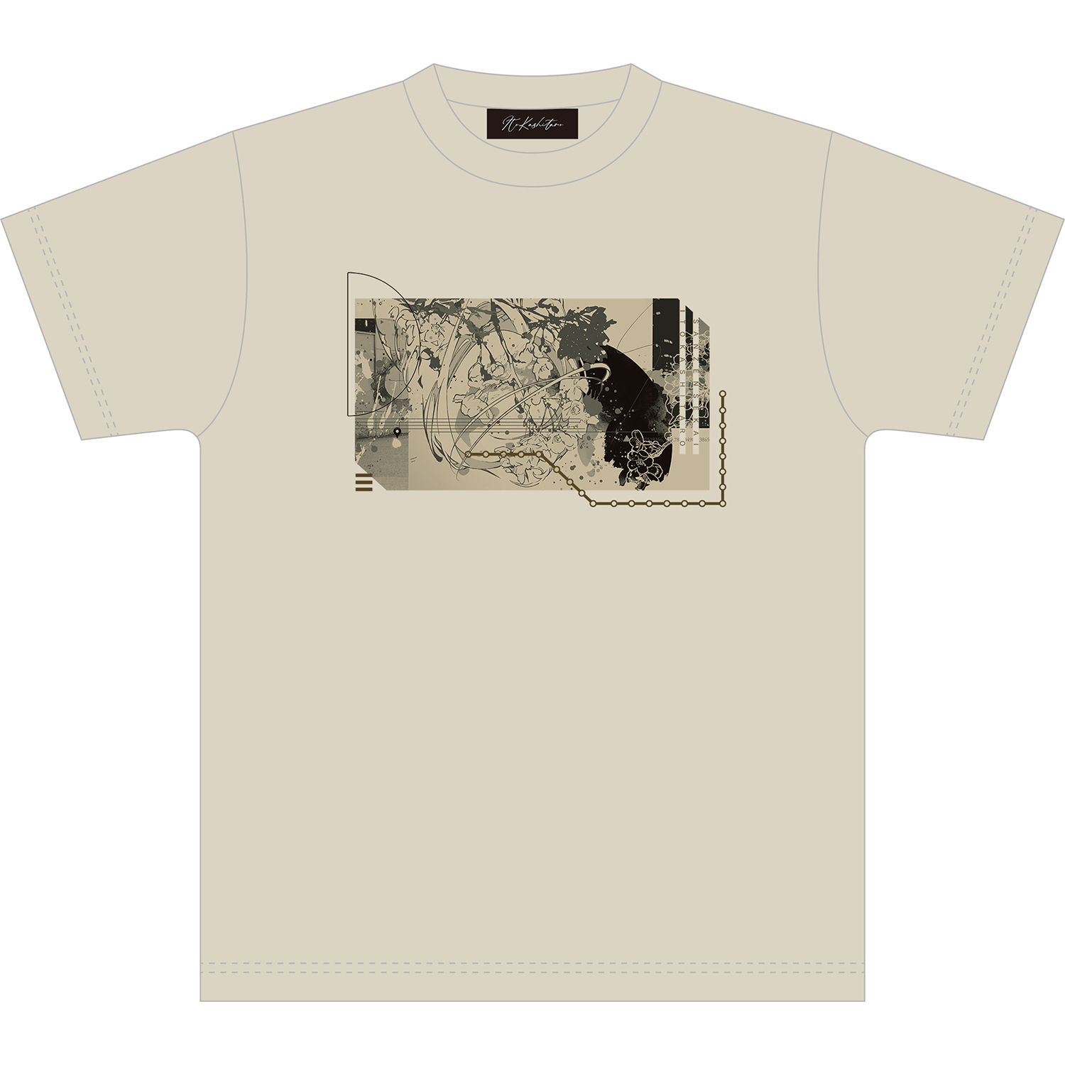 三千世界 プリントTシャツ